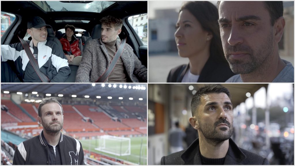 “Futbolistas x el mundo”, el homenaje de Amazon Prime a cuatro campeones del mundo.