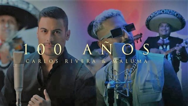“100 años” es la sorpresa del año, uniendo a Maluma y a Carlos Rivera.