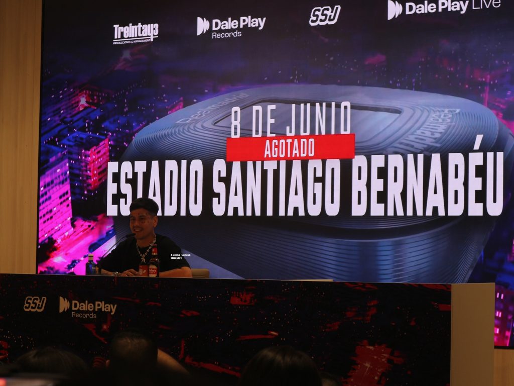 Rueda de prensa de Duki en el Santiago Bernabéu: «Tú música no va a ser mejor o peor si es número 1 de Spotify»