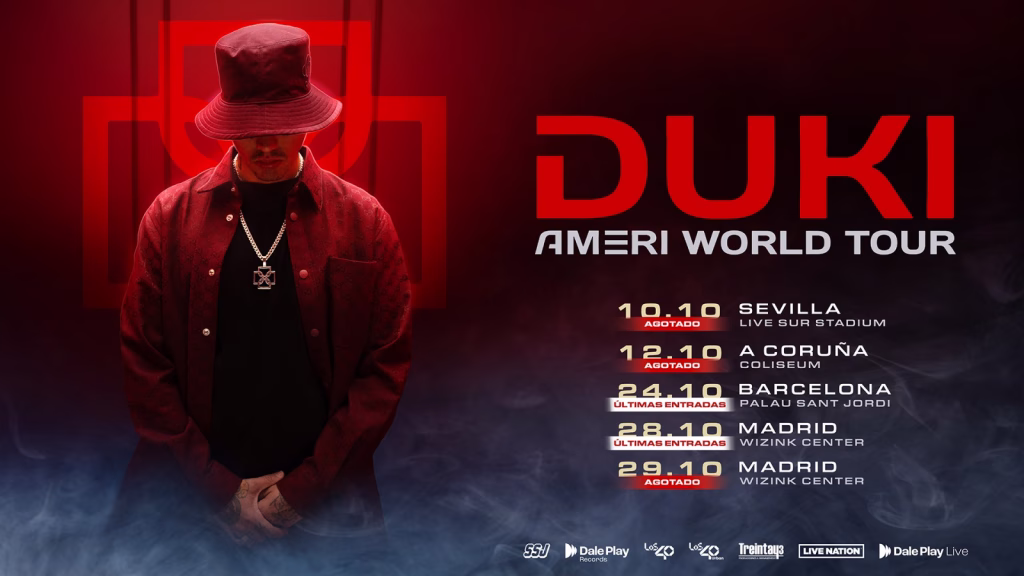 Duki: tres noches históricas en Madrid con el AMERI World Tour