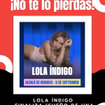 Lola Índigo aterriza en Alcalá de Henares con su nueva era Romance de 1 noche de verano